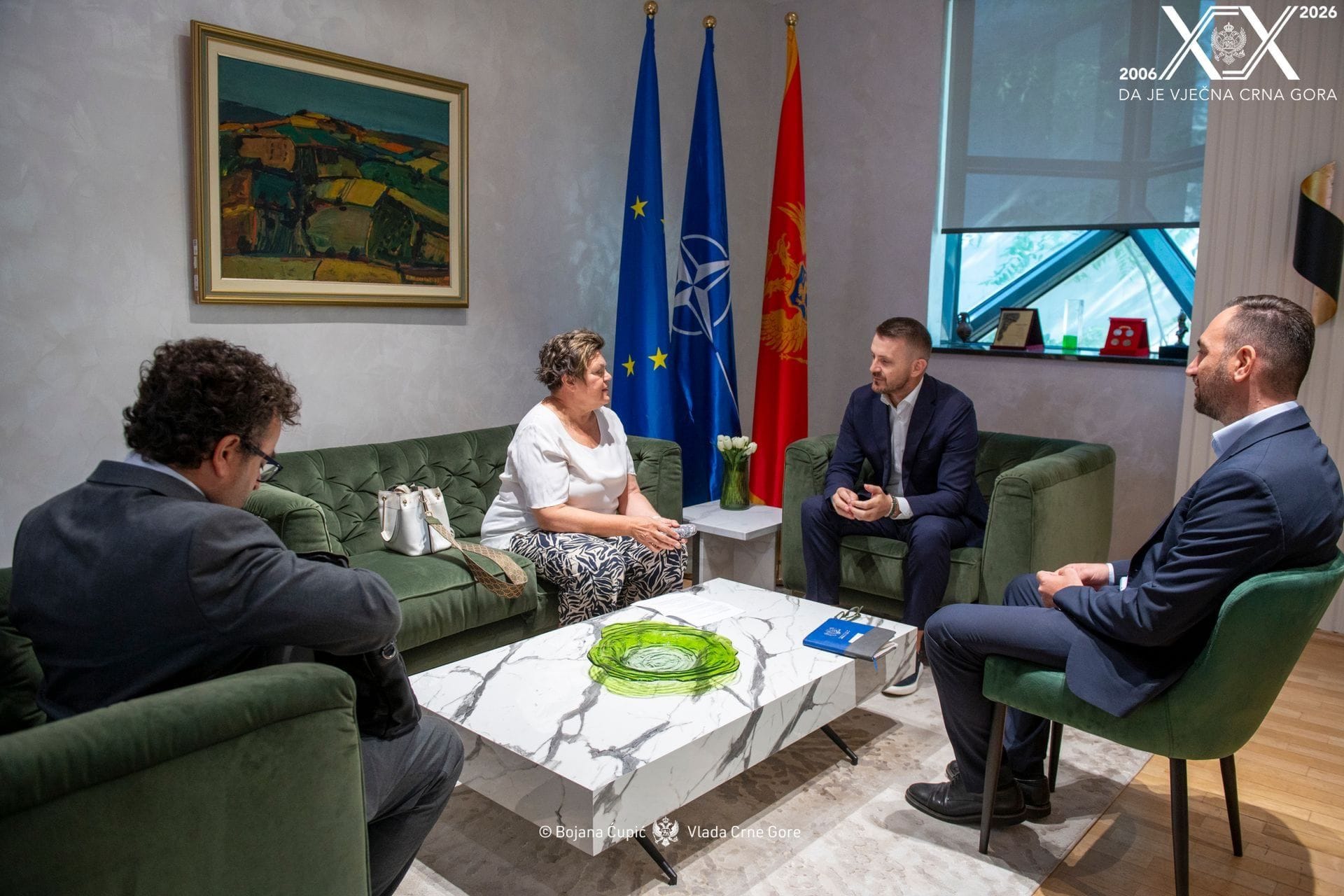ministar Marash Dukaj - Janina Hrebičkova, ambasadorka Republike Češke