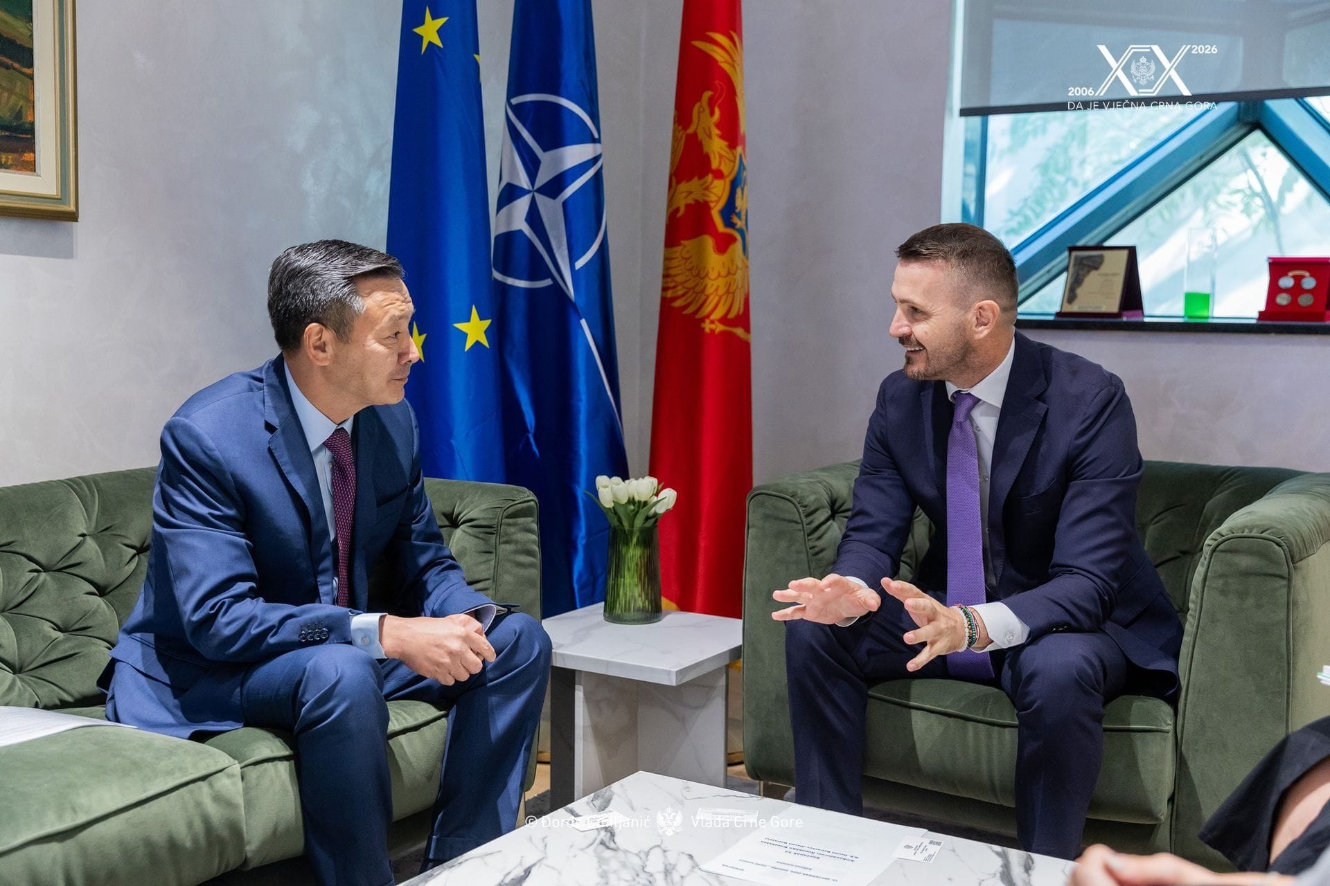 Ministar Marash Dukaj - Daulet Batrešev, ambasador Republike Kazahstan