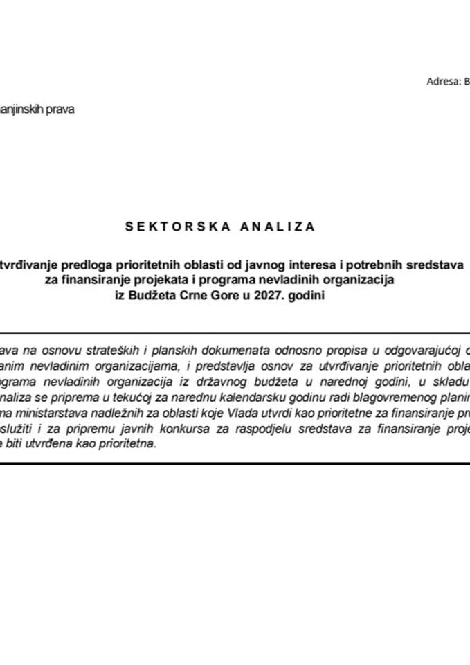 Sektorska analiza interkultura
