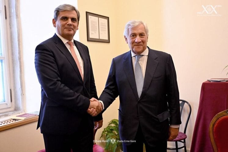 Ibrahimović – Tajani: Italija snažno uz Crnu Goru u završnici evropskog puta