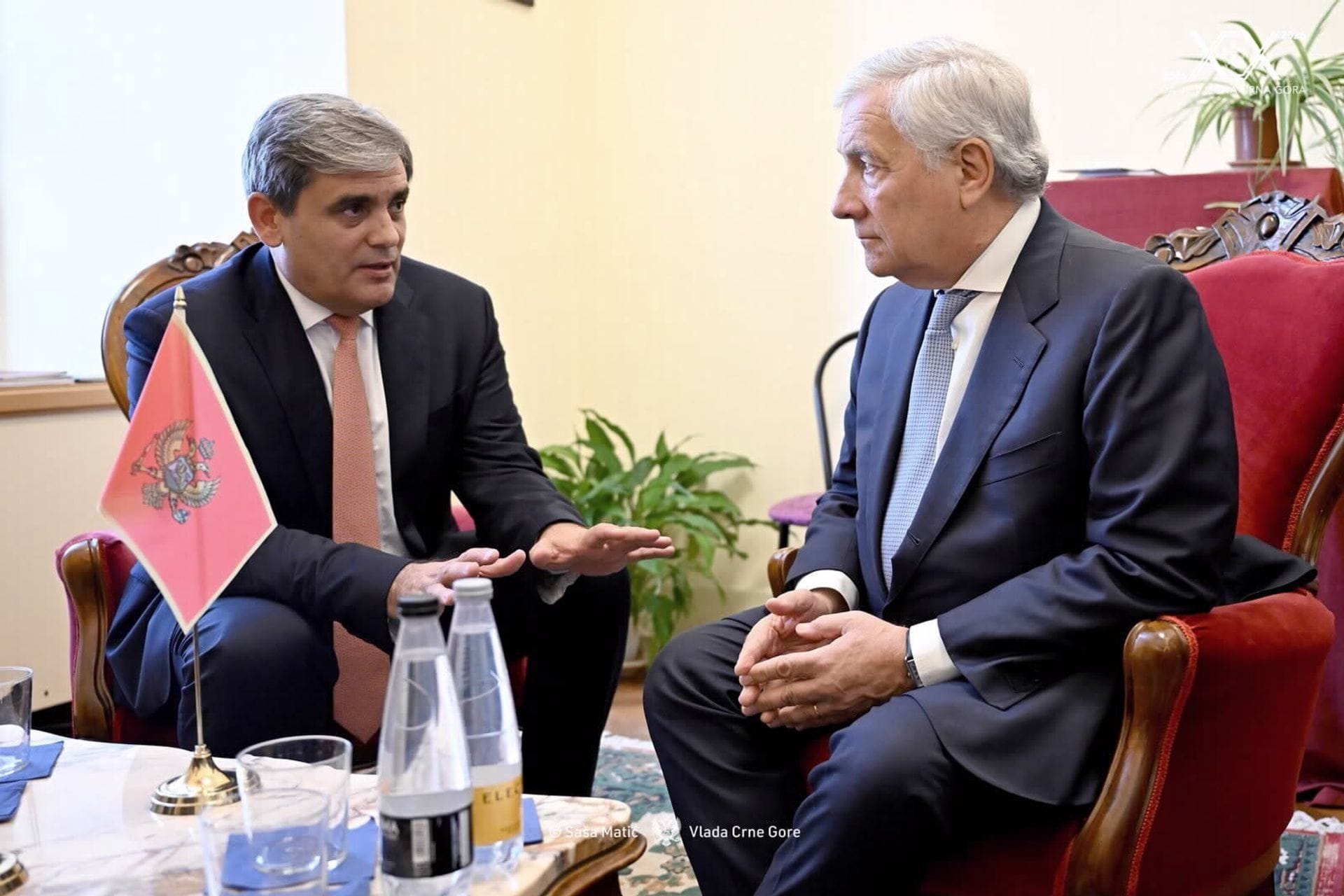 Ibrahimović – Tajani: Italija snažno uz Crnu Goru u završnici evropskog puta