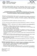 Predlog pravilnika o izmjenama i dopunama Pravilnika o organiza