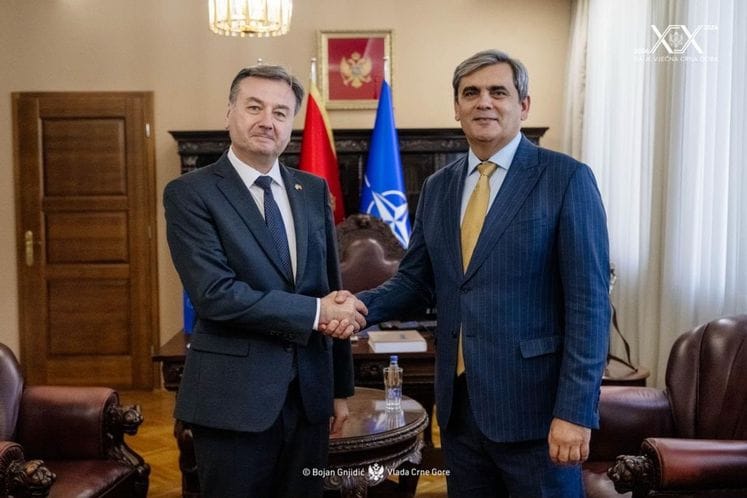 Ibrahimović primio u oproštajnu posjetu ambasadora Ukrajine Herasimenka: Odnosi Crne Gore i Ukrajine dodatno osnaženi tokom njegovog mandata