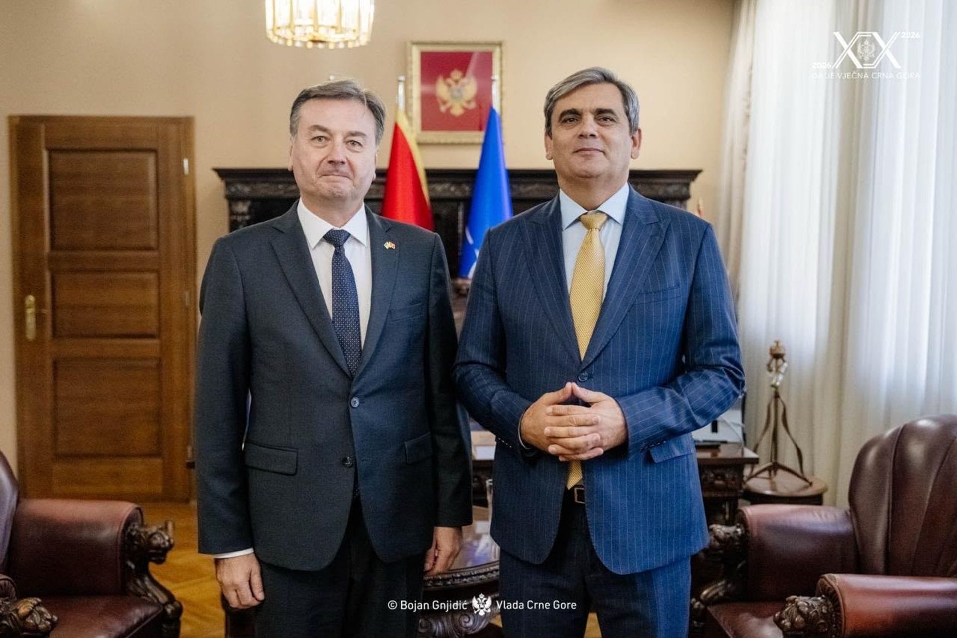 Ibrahimović primio u oproštajnu posjetu ambasadora Ukrajine Herasimenka: Odnosi Crne Gore i Ukrajine dodatno osnaženi tokom njegovog mandata