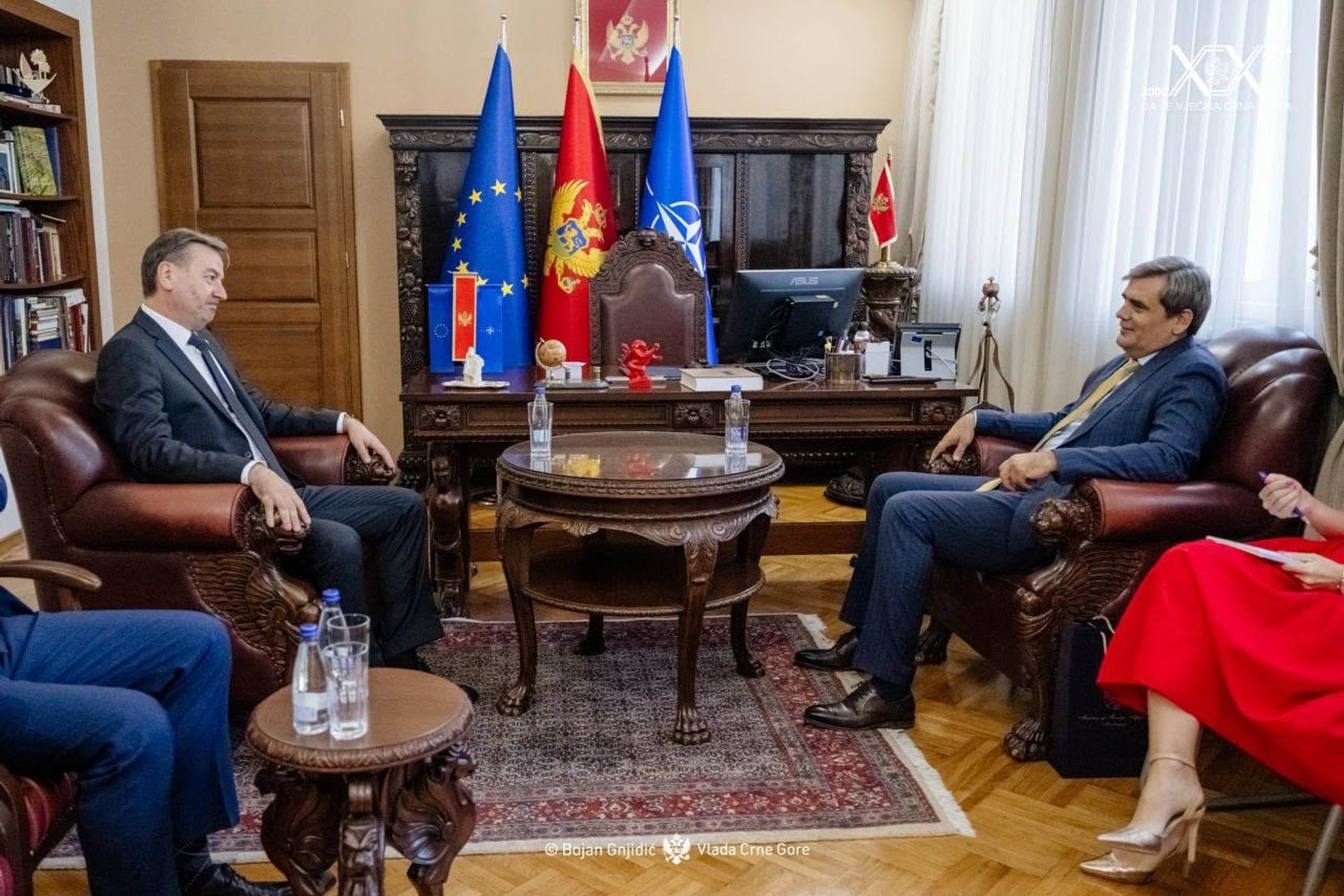 Ibrahimović primio u oproštajnu posjetu ambasadora Ukrajine Herasimenka: Odnosi Crne Gore i Ukrajine dodatno osnaženi tokom njegovog mandata
