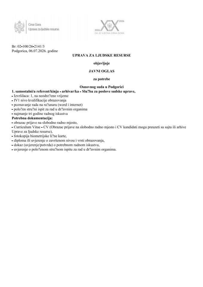 2141 - Oglas OSPG