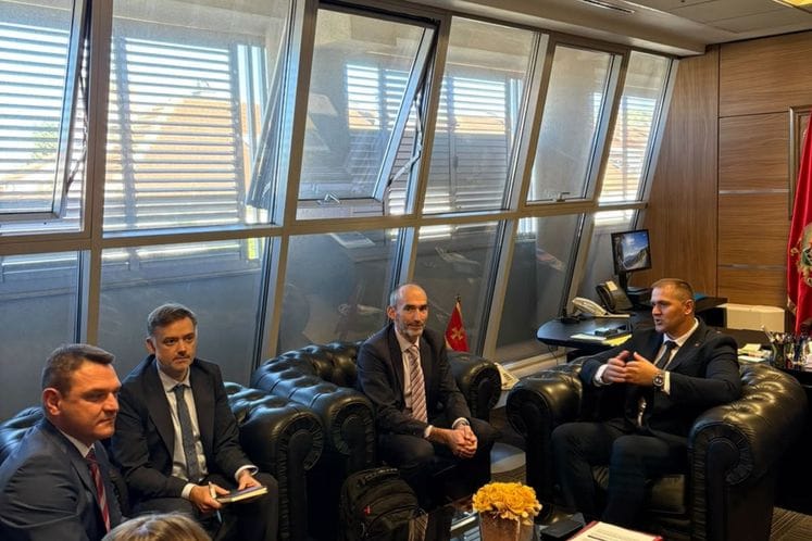Direktor Uprave policije Lazar Šćepanović sastao se sa timom EU projekta WB CEPS: