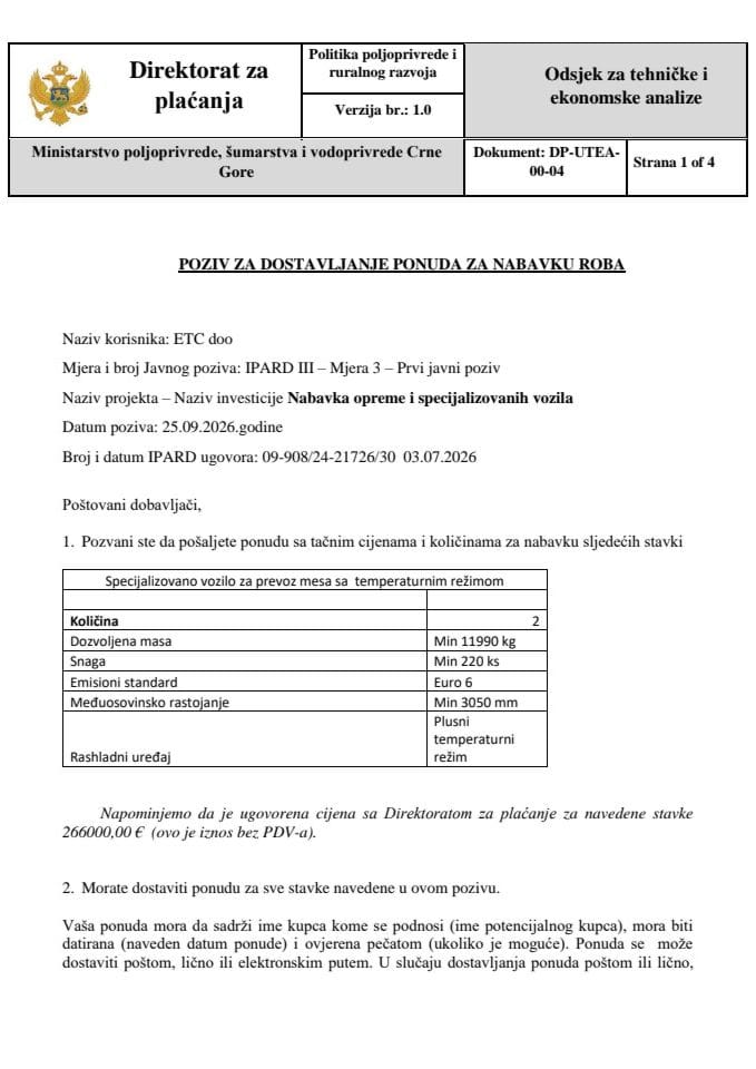 DP-UTEA-00-04 Poziv 7-1