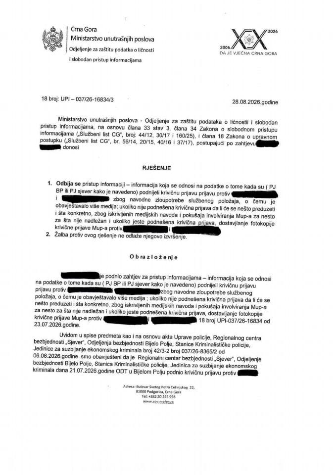 rješenje 18-UPI-037/26-16834/3