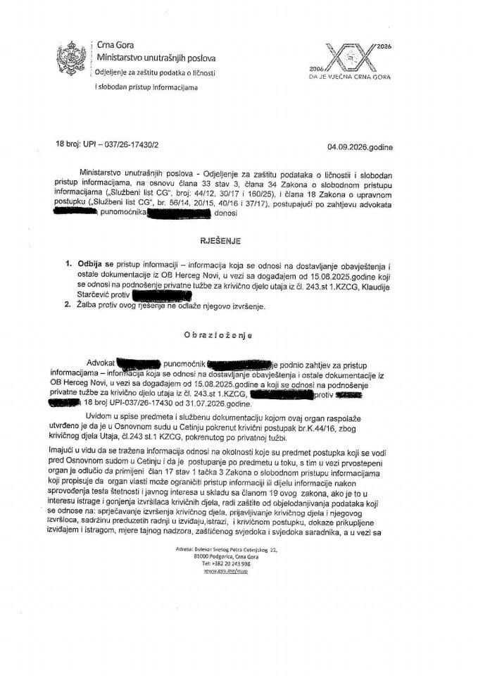 rješenje broj 18-UPI-037/26-17430
