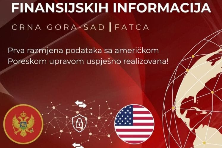 Poreska uprava započela automatsku razmjenu finansijskih informacija sa SAD