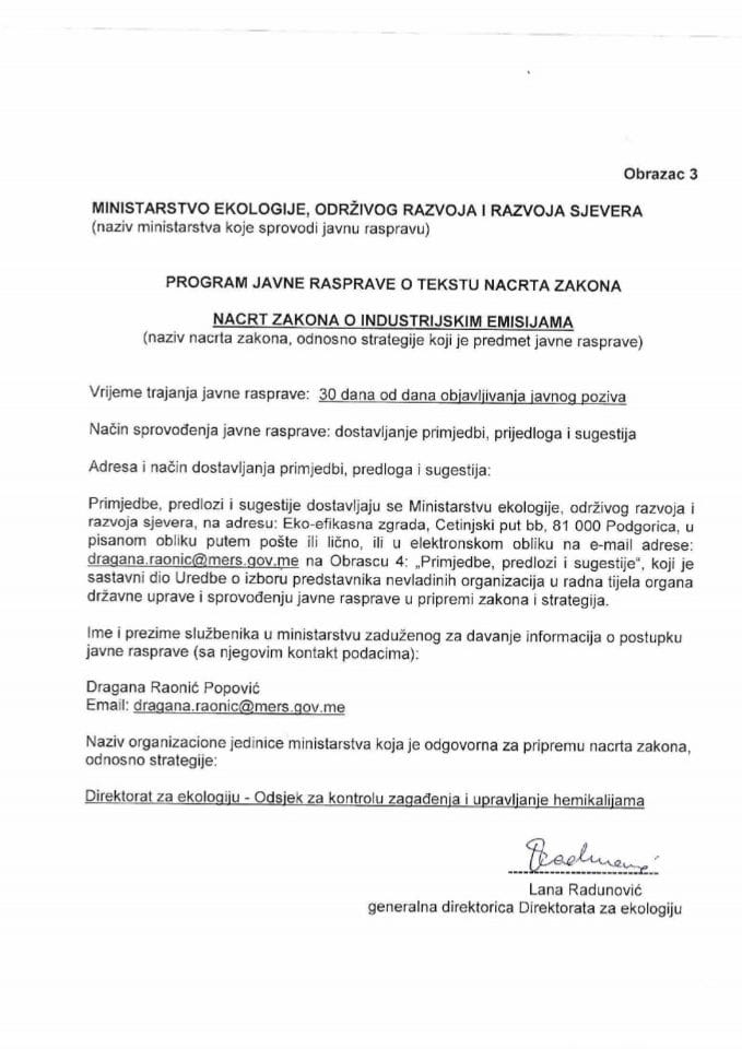 Program javne rasprave