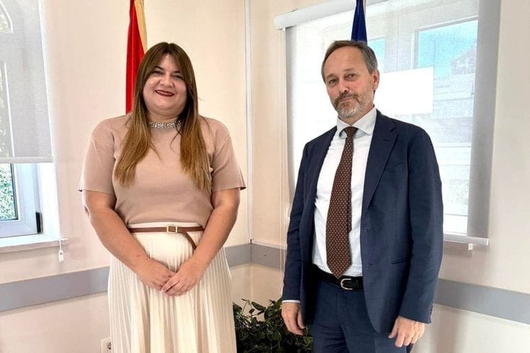 Radević sa zamjenikom direktora za Zapadnu Evropu u EEAS, Emanueleom Žiofreom