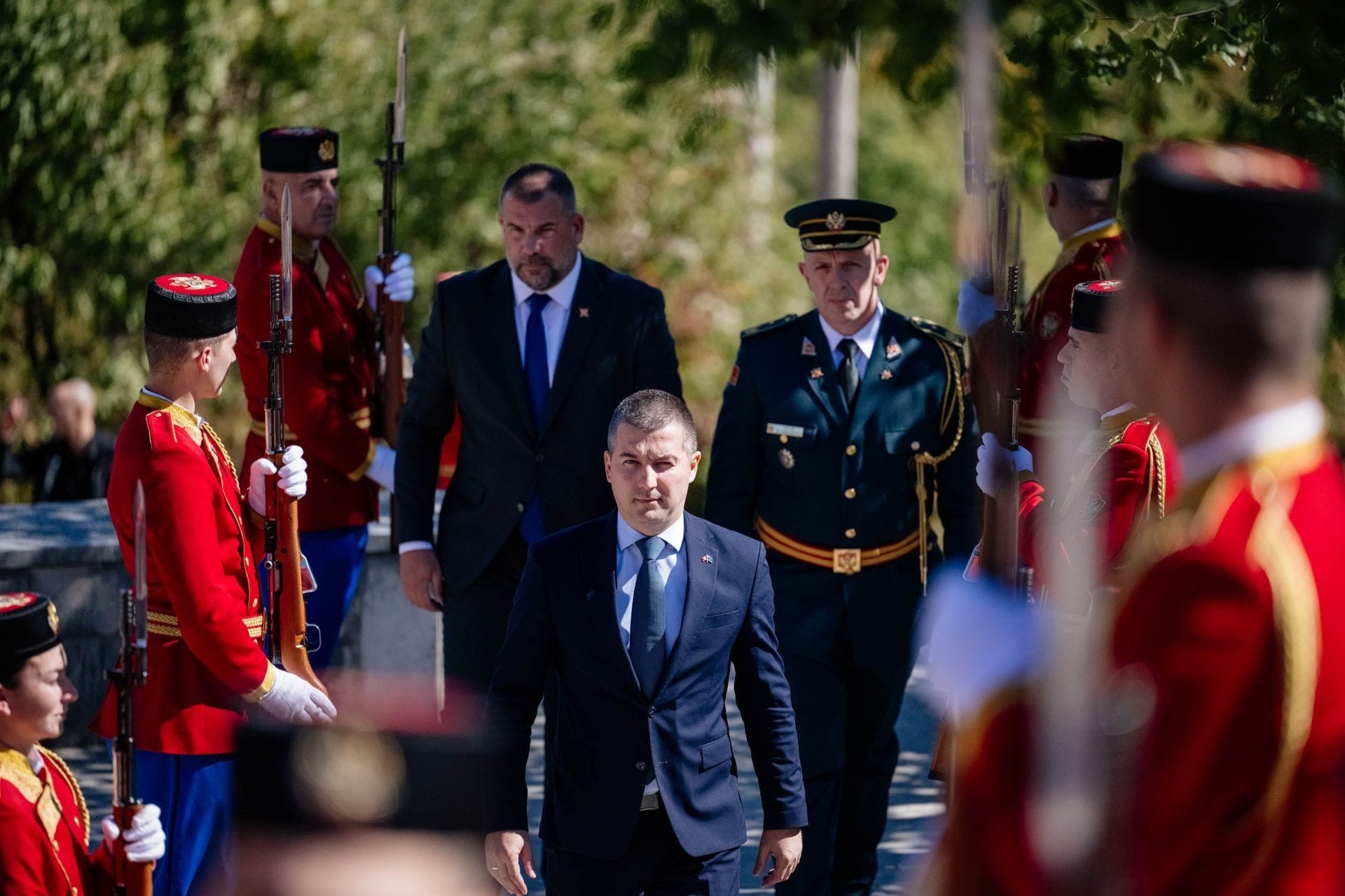 Bečić, Krapović i Vuksanović položili vijenac na spomen-obilježje na Krusima