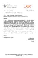 Obavještenje o dostavljanju zahtjeva nadležnom organu NVO MANS 159145 UP-I-15-037-26-235-3