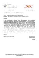 Obavještenje o dostavljanju zahtjeva nadležnom organu NVO MANS 159144 UP-I-15-037-26-234-3