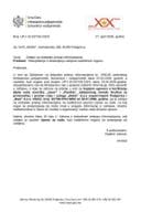 Obavještenje o dostavljanju zahtjeva nadležnom organu NVO MANS 159146 UP-I-15-037-26-232-3