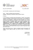 Obavještenje o dostavljanju zahtjeva nadležnom organu NVO MANS 159205