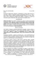 Rješenje odbijen zahtjev NVO MANS  UP-I-15-037-26-393-2 zbog nenadležnosti