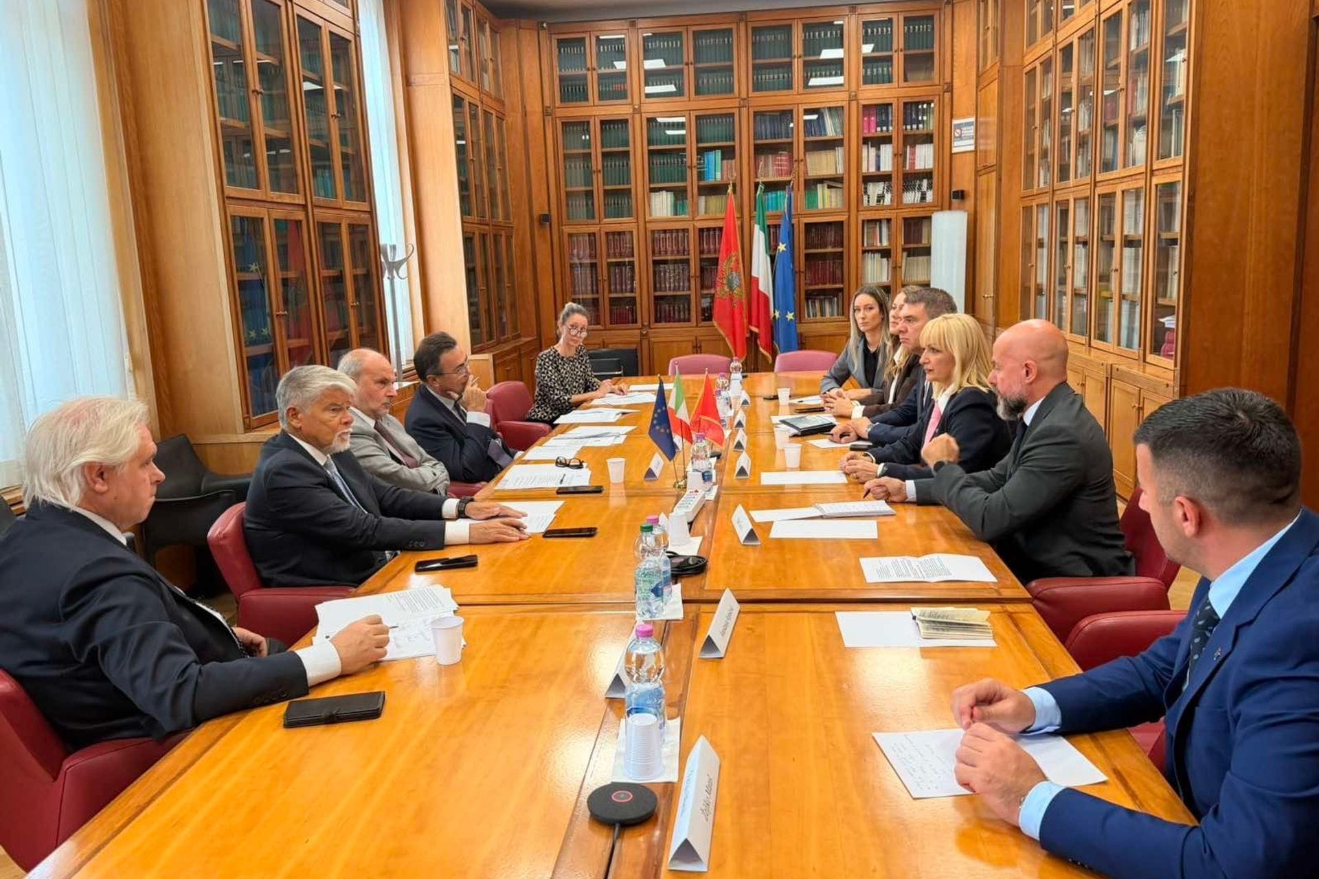 Borovinić Bojović sa ministrom zdravlja Italije