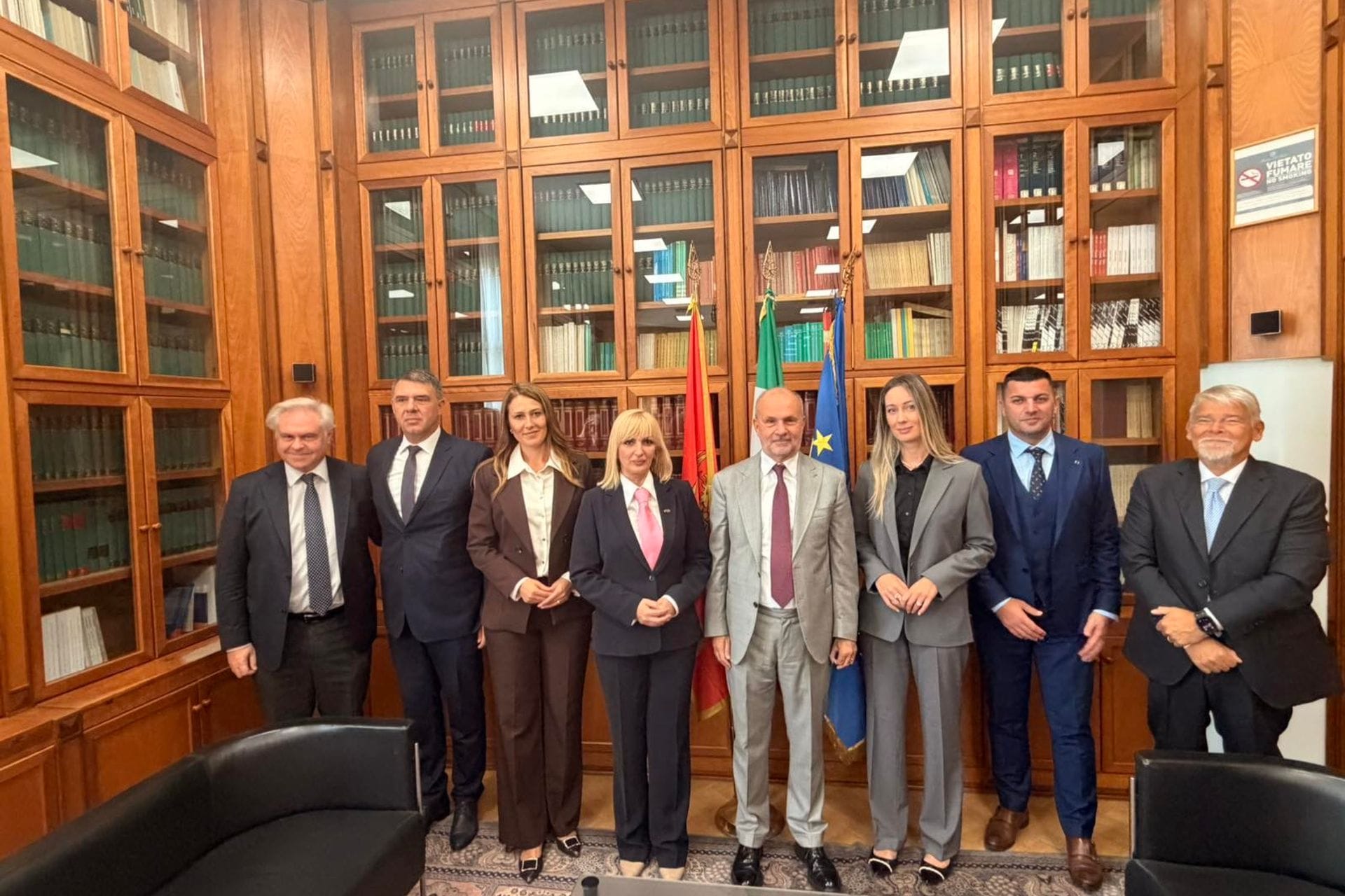 Borovinić Bojović sa ministrom zdravlja Italije