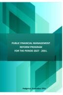 Public Finance Management Program for the period 2027-2031
