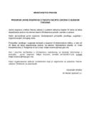 PROGRAM JAVNE RASPRAVE