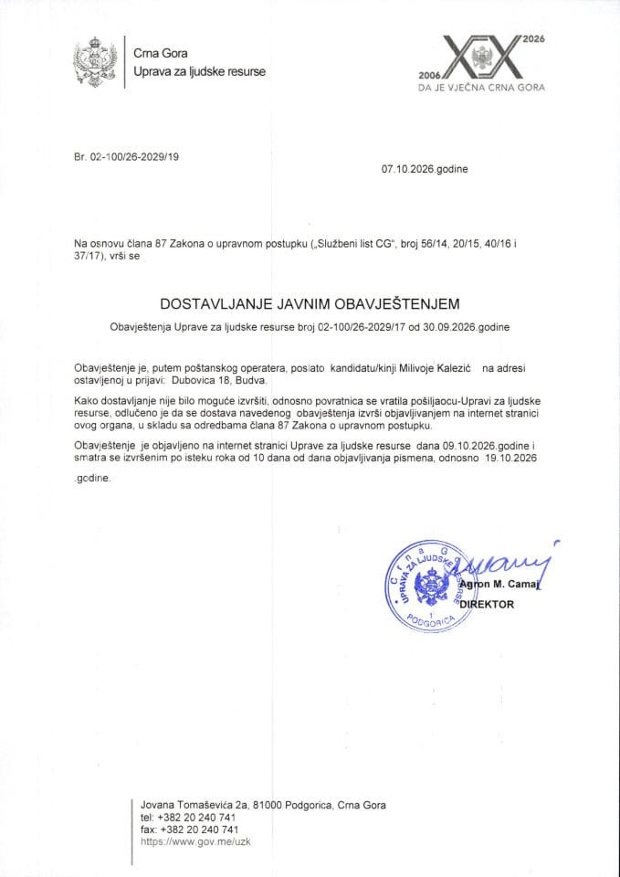 Milivoje Kalezić 2029