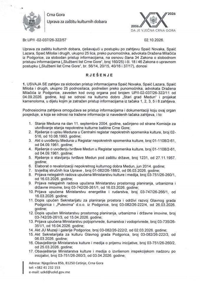 SPI Rješenje UP-I-02-037-26-322-57 od 02.10.2026.