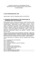 PROGRAM ZA REALIZACUJU MEĐUPREDMETNE TEME OBRAZOVANJE U OBLASTI SMANJENJA RIZIKA OD KATASTROFA