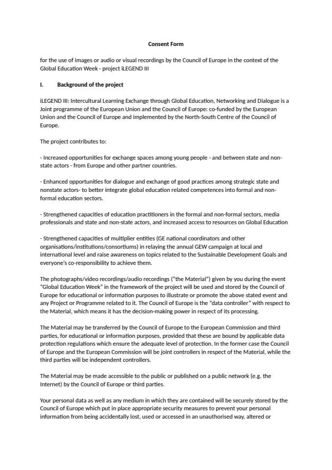 Consent Form