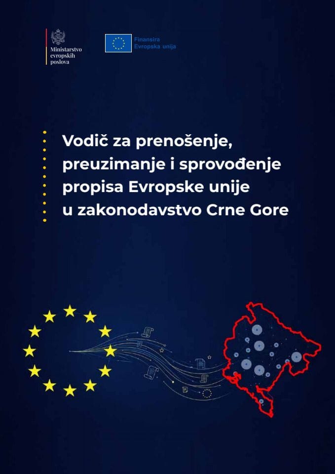 Водич за преношење, преузимање и спровођење прописа Европске уније у законодавство Црне Горе
