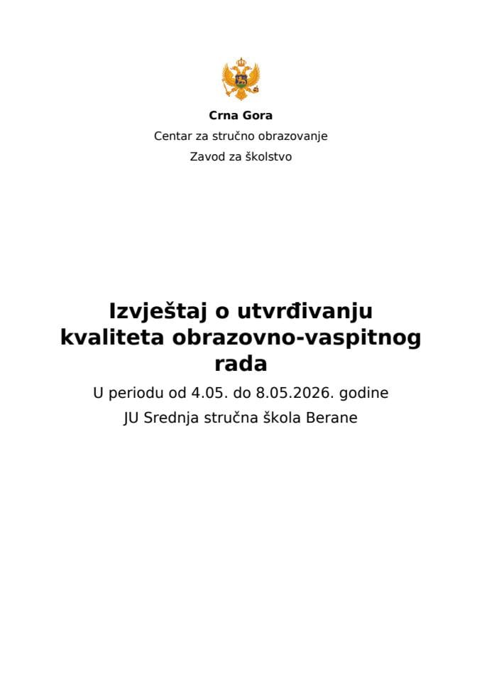 Izvjestaj SSS BA, final