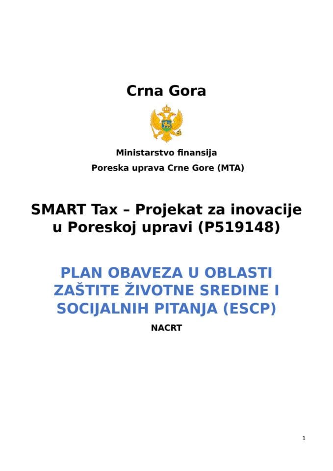 _ESCP SMART Tax- Draft Enviromental ans social commitment plan- local version