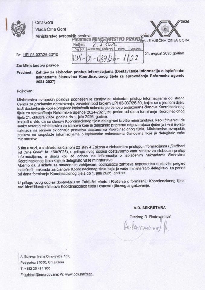 Slobodan pristup CGO