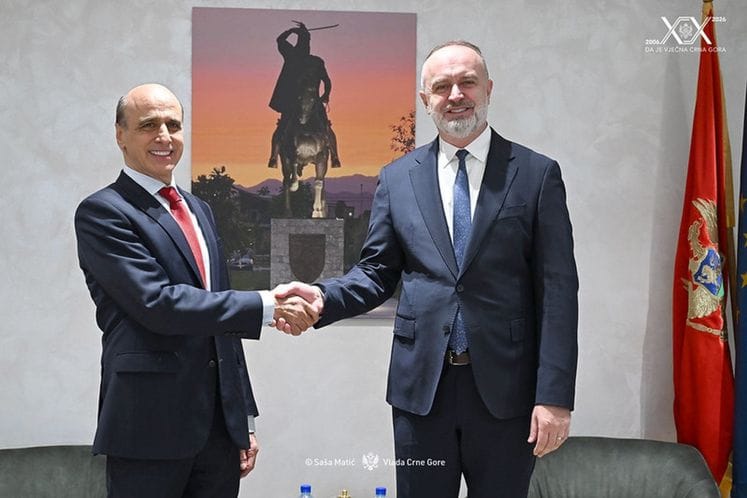 Potpredsjednik Vlade za ekonomsku politiku i ministar ekonomskog razvoja, g. Nik Gjeloshaj, sastao se sa ambasadorom Savezne Republike Njemačke u Crnoj Gori, Nj.E. Edgarom Alfredom Gansenom.