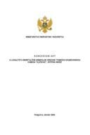 Koncesioni akt Kličevac - opština Nikšić